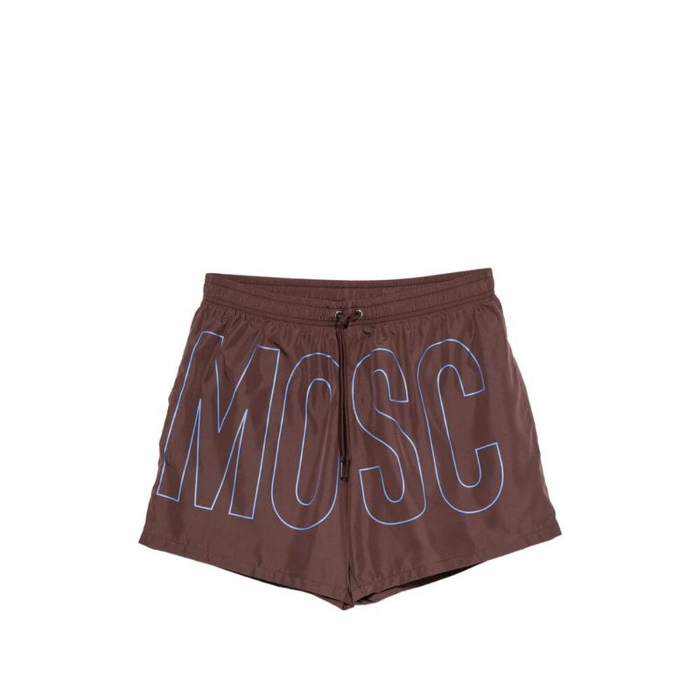 Moschino Brown Beachwear - Swim Shorts Men